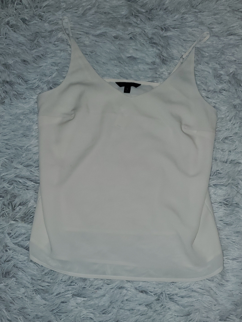 *Banana Republic Cream V‑Neck Spaghetti Strap Camisole*